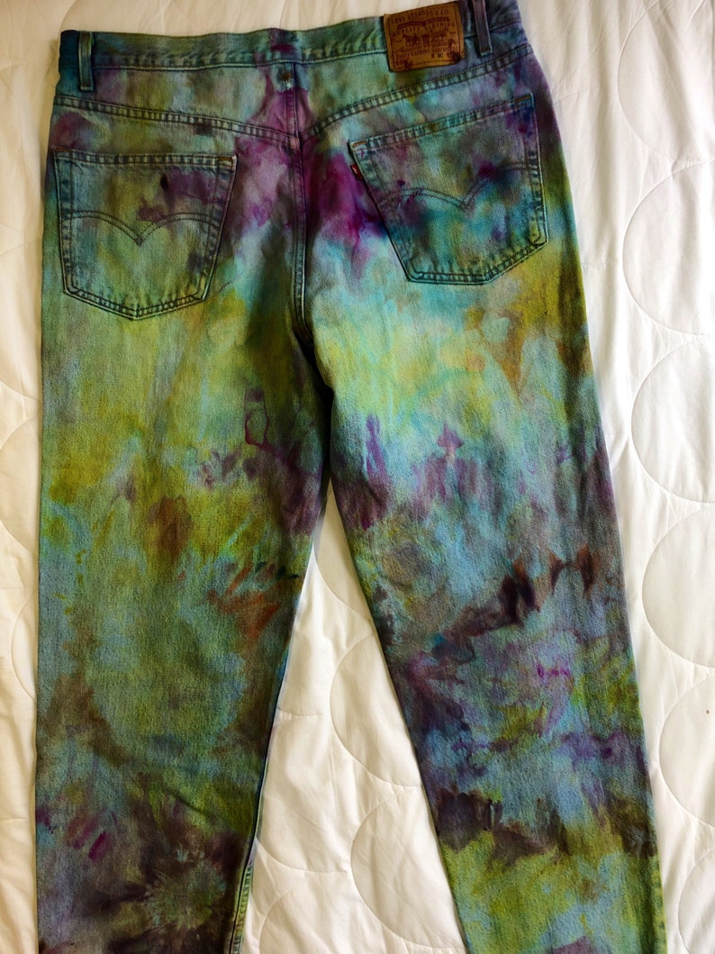 Ice Dyed Levi\u2019s 550s