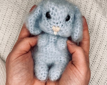 PATRÓN PDF: Tinka The Crochet Bunny (solo en inglés), conejito de Pascua, nivel principiante, solo patrón, pdf, amigurumi