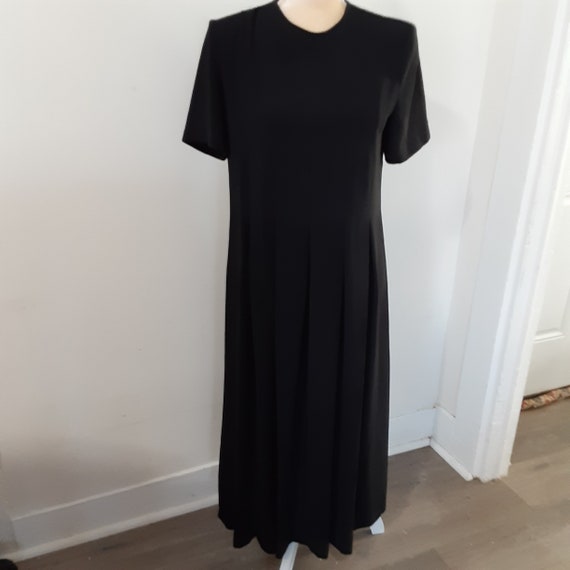 Vintage black Orvis dress 6-8 career elegant midi… - image 2