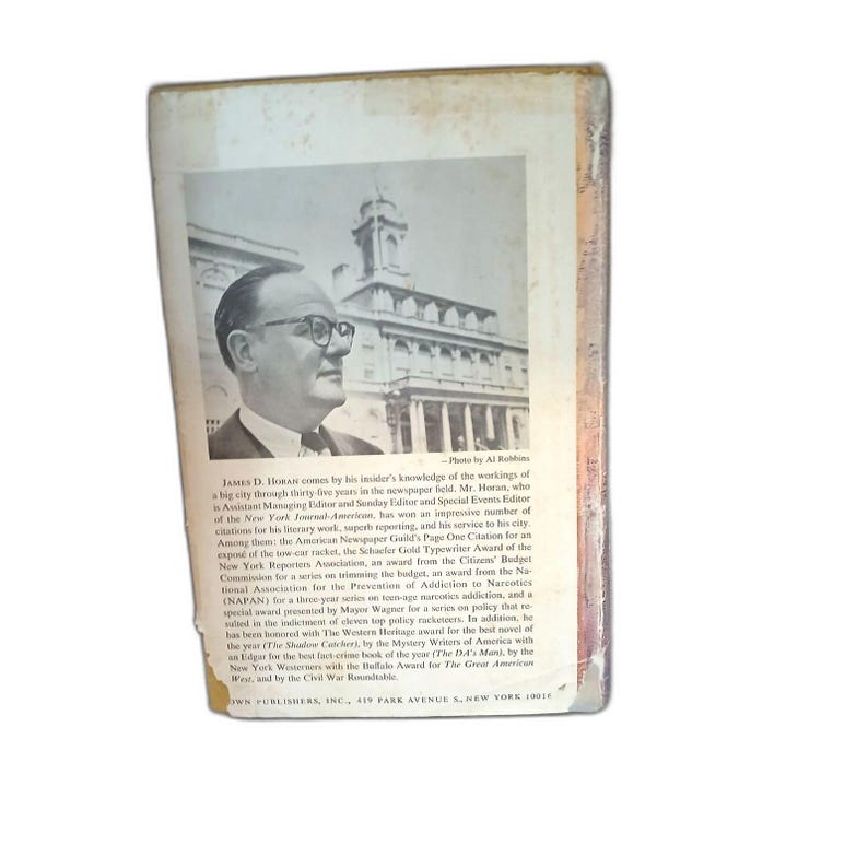The Seat of Power by James D. Horan 1965 Hardcover Novel Big City Politics image 2