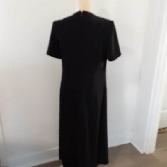 Vintage black Orvis dress 6-8 career elegant midi… - image 1