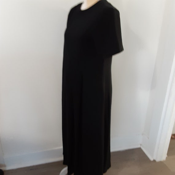 Vintage black Orvis dress 6-8 career elegant midi… - image 3