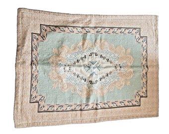 Shavel Home Products Jacquard Woven Standard Sham Portugal Cotton Tan Teal