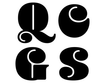 Monogramm-Logo-Vektor, 26 Dateien, SVG und PNG