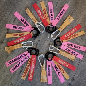 Pom Pom Tags and Backpack Holder