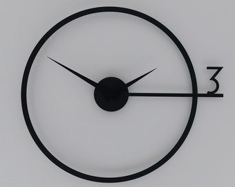 Orologio da parete moderno, orologio da parete di grandi dimensioni, orologio da parete minimalista, regalo di inaugurazione della casa