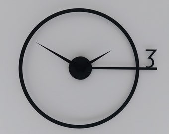 Reloj de pared / Reloj de pared de diseño / Reloj de pared minimalista / Reloj de pared grande / Reloj de pared único