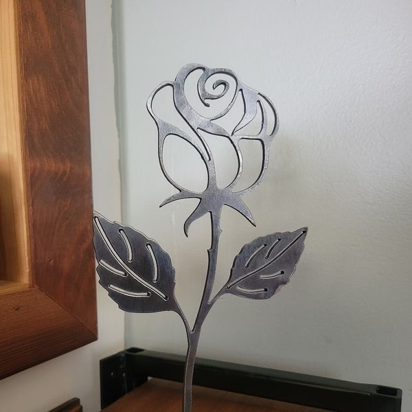 Table Top Rose Plasma CNC DXF Flower,laser cut table top files