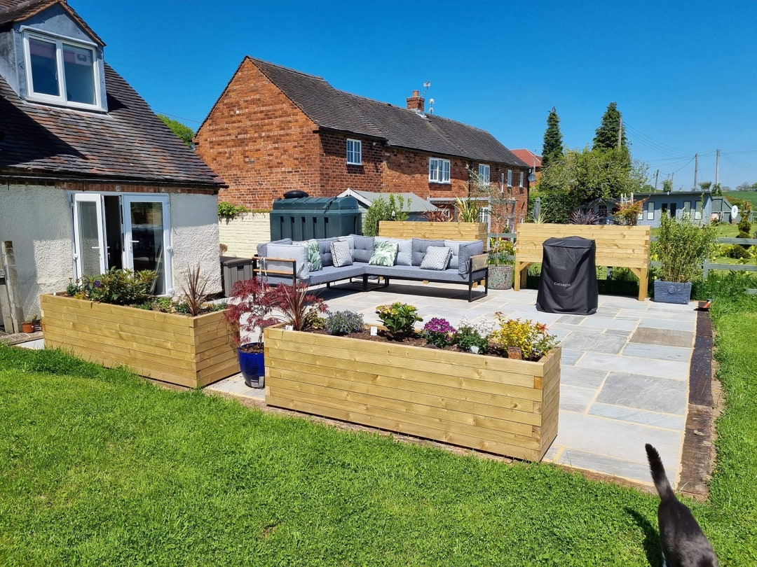 Large Planters Raised Beds Handmade in Staffordshire Made to Measure