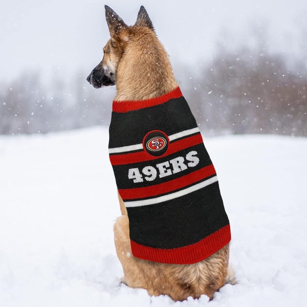 Little Earth San Francisco 49ers Front Clip Pet Harness - Officially Licensed NFL Team Gear For Dogs
