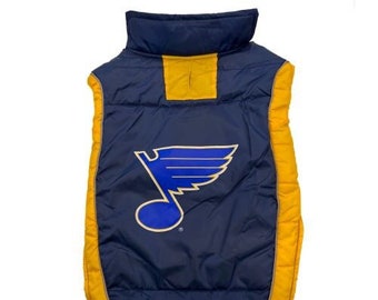 St Louis Blues Game Day Dog/Cat Puffer Vest