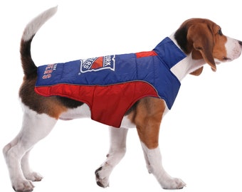 New York Rangers Game Day Dog/Cat Puffer Vest