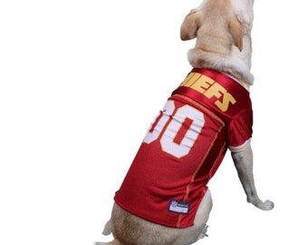Kansas City Chiefs Size 3XL licensed pet jersey - Last One