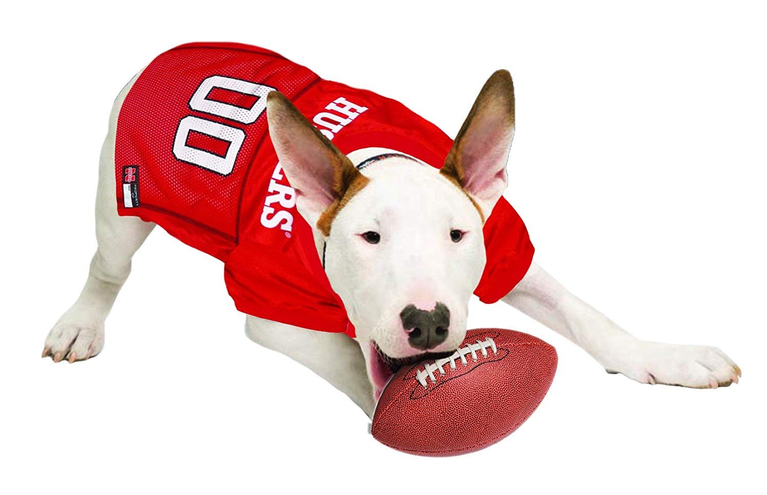 Dog Costume Football Player Athlete Jock Jersey Choose Blue or Red