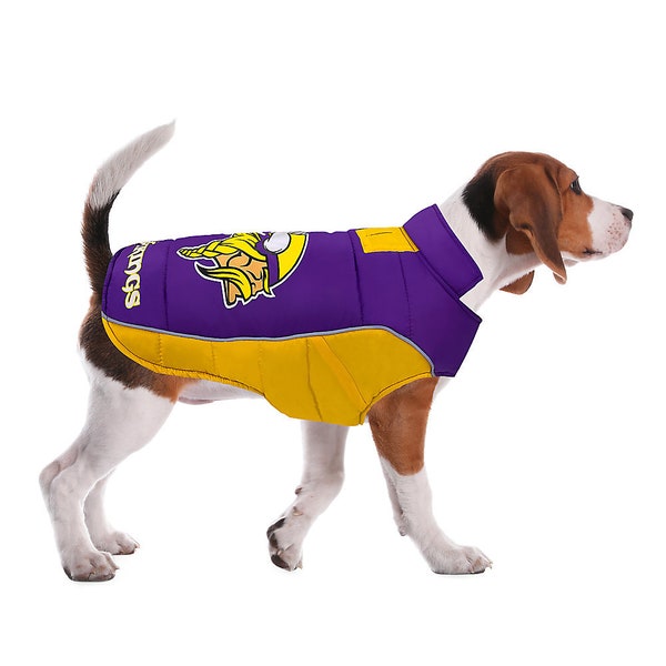 Minnesota Vikings Game Day Dog/Cat Puffer Vest