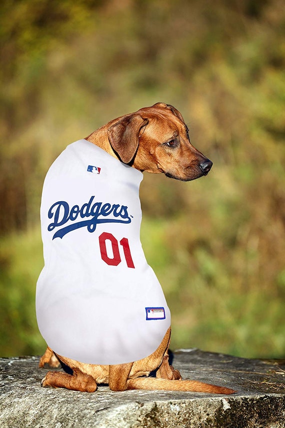 dog dodgers jersey