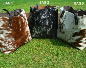 cowhide totes