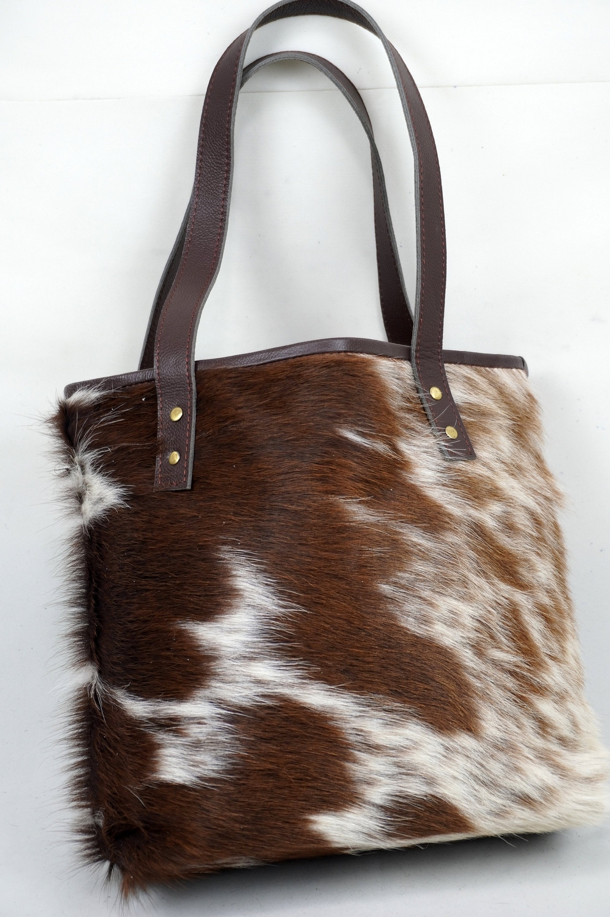 Natural Cowhide Tote Bags Hair On Leather Cow Hide Handbags Etsy