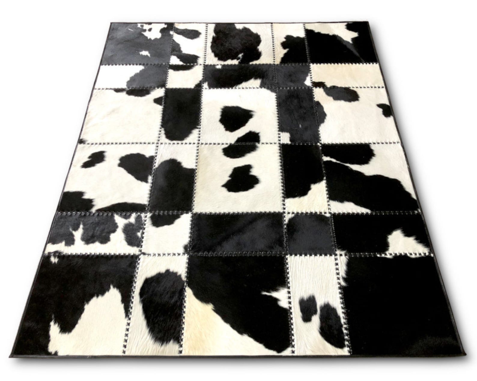 HANDMADE 100 Natural COWHIDE RUG Patchwork Cowhide Area Rug Etsy