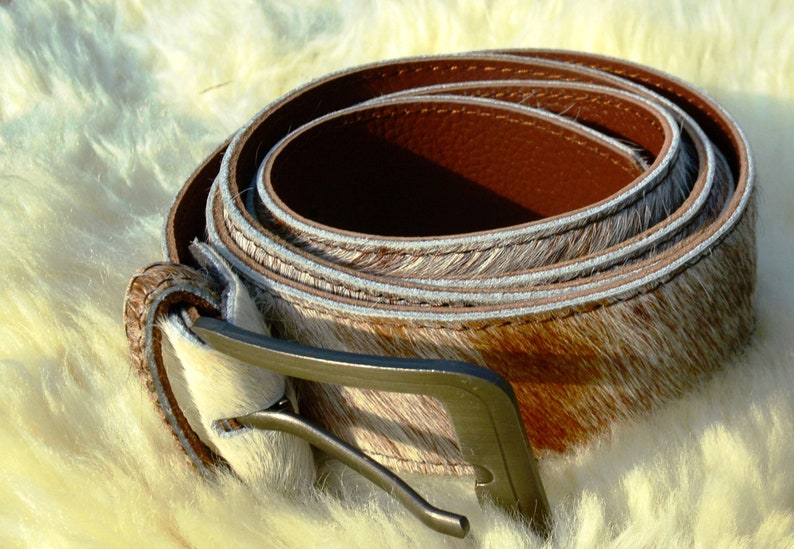Genuine COWHIDE Belts with Full Grain Leather Backside Etsy