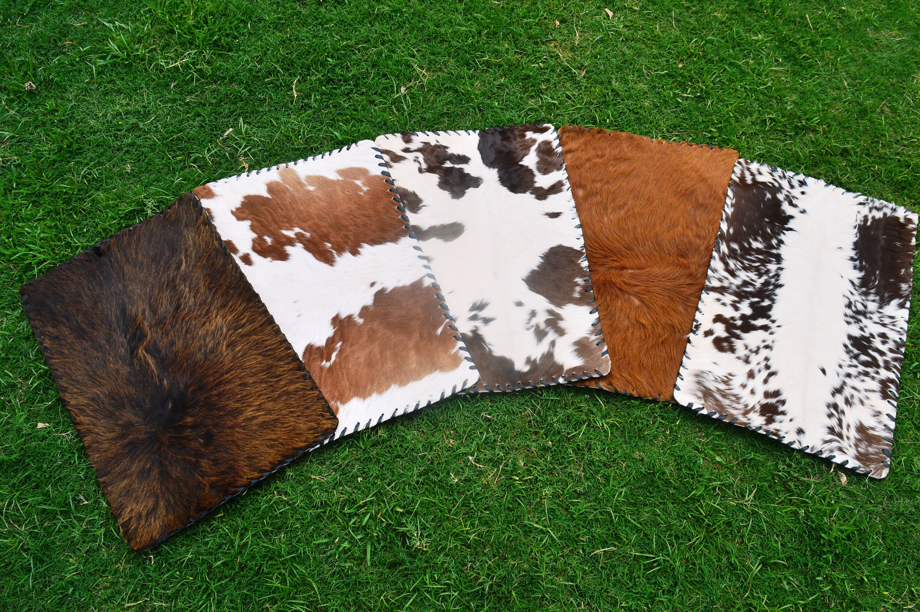Assorted Colors COWHIDE PLACEMATS 15 x 23 100 Etsy