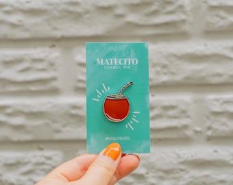 Yerba Mate Emaille Pin - Matecito Pin