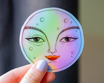 Sassy Moon Holographic 3'' Sticker