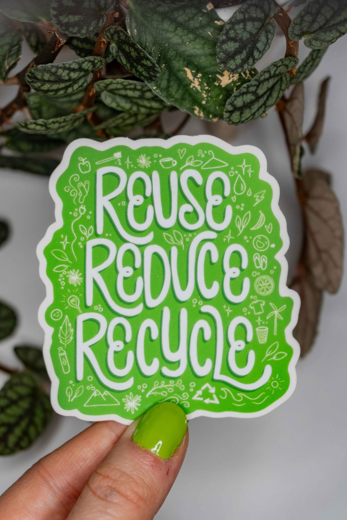 You Reduce Sticker Reduce, Reuse, Recycle - Sustainability and Recycling Sticker - Etsy