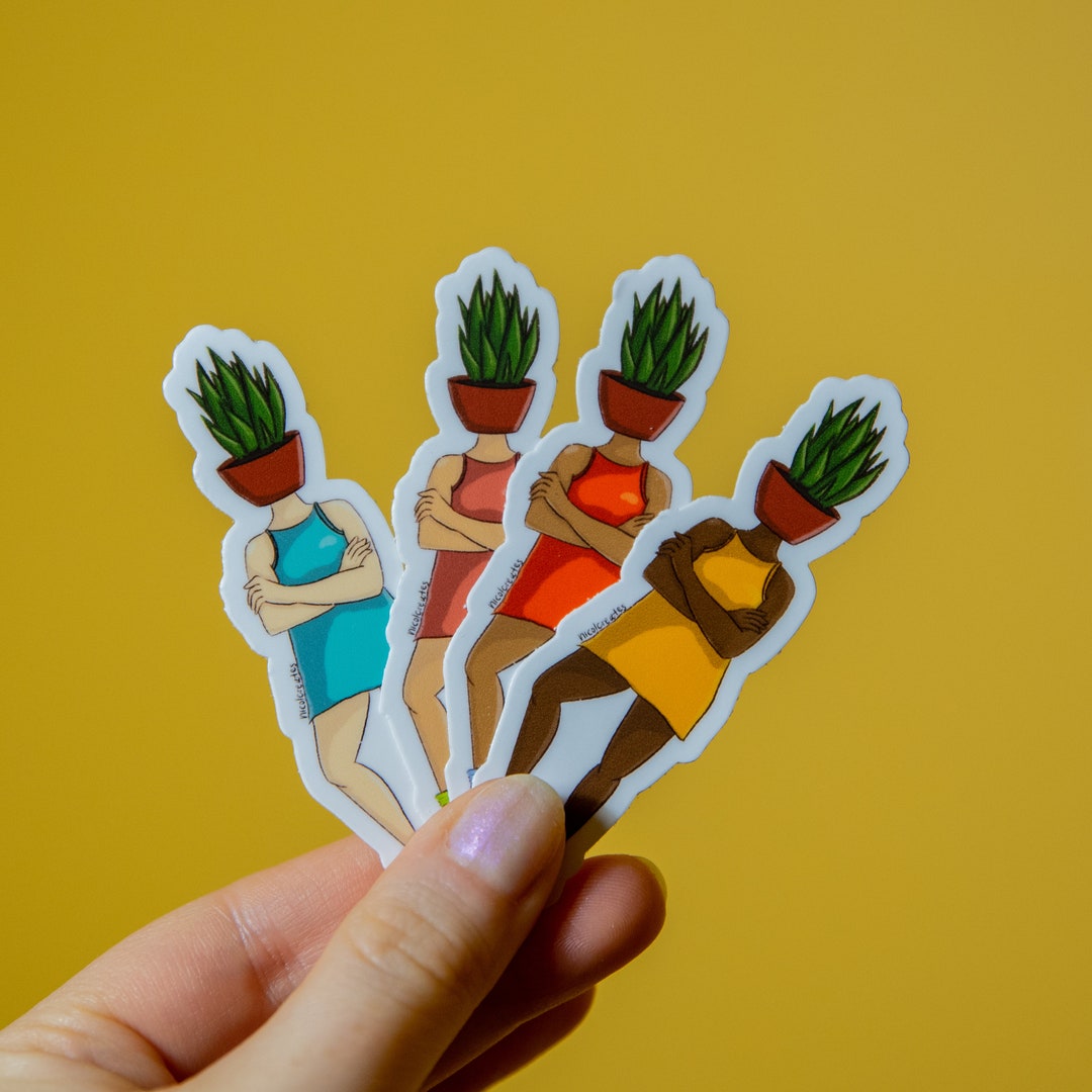 POT HEAD Sticker 3'' Tall - Etsy