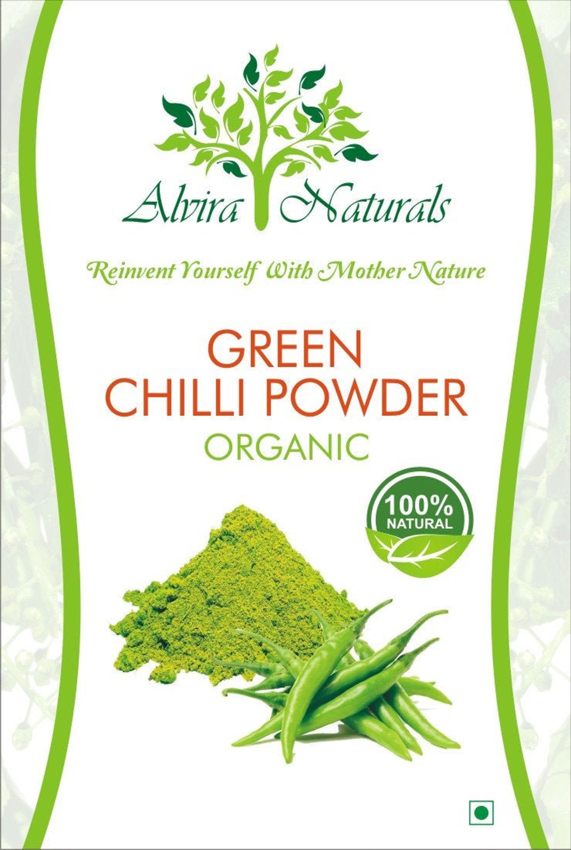 Green Chilli Powder 100 organic 100Gm To 1kg Etsy