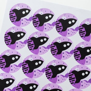 35x Custom Logo Stickers 37mm Round Stickers Matte | Etsy