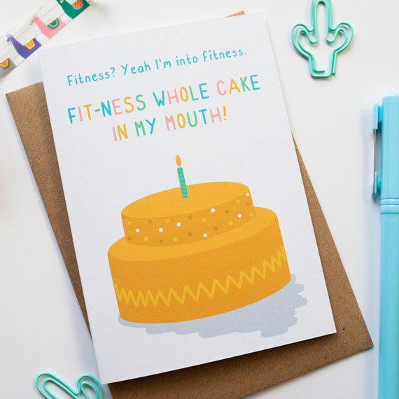 Carte De Voeux Gateau De Remise En Forme Gateau Joyeux Etsy Carte De Voeux Gateau De Remise En Forme Gateau Joyeux Etsy