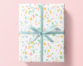 Heat Map Gift Wrap, Colorful Gift Wrap, Psychedelic Gift Wrap, Tie-dye ...
