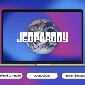 Editable JeoParody Game — Virtual Zoom Party Game — PowerPoint game — Zoom — Fun Games — MC and PC Compatible — Instant Download
