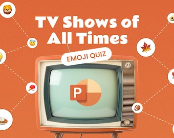 Emoji TV Show Quiz Game: Virtual Game Night PowerPoint (Digital Download)