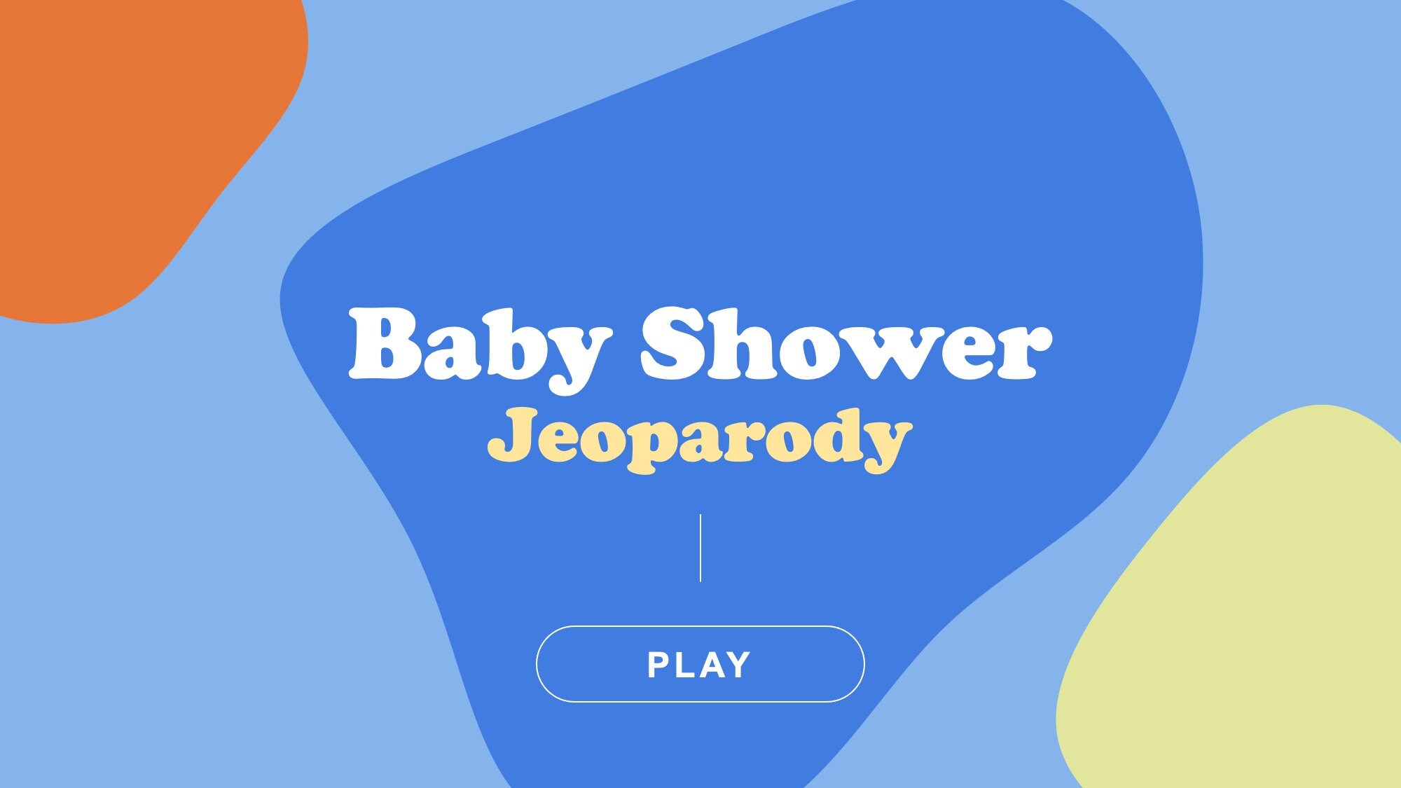Gender Neutral Virtual Baby Shower Game Baby Shower Etsy