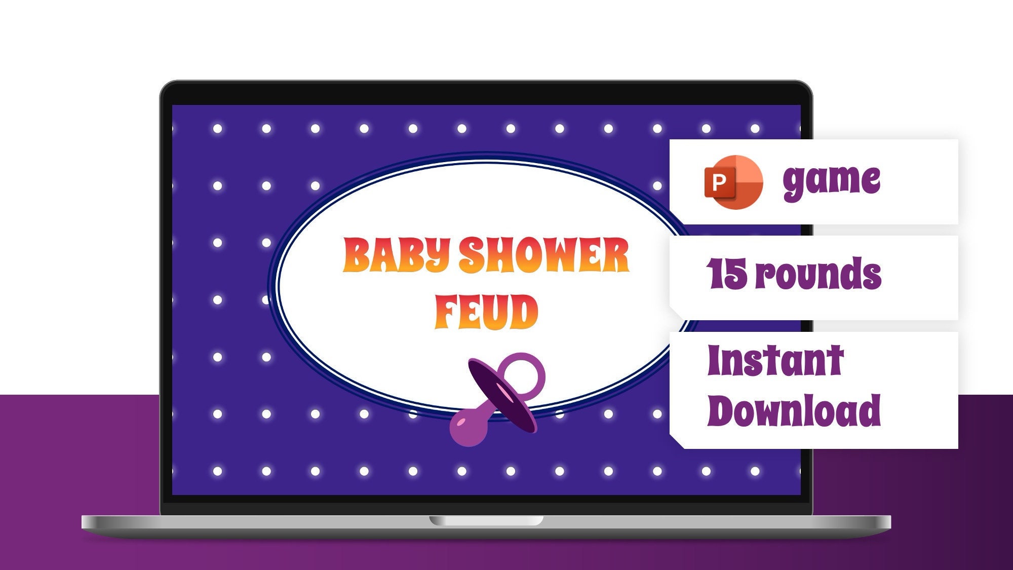Virtual Baby Shower Game Fun Virtual Party Zoom Game Etsy