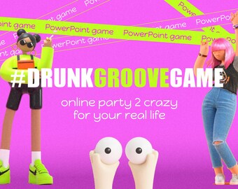 Drunk Groove Game: Adult PowerPoint Drinking Game (Digital Template)