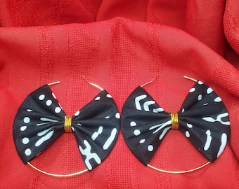 Handmade Extra-Large Ankara Earrings