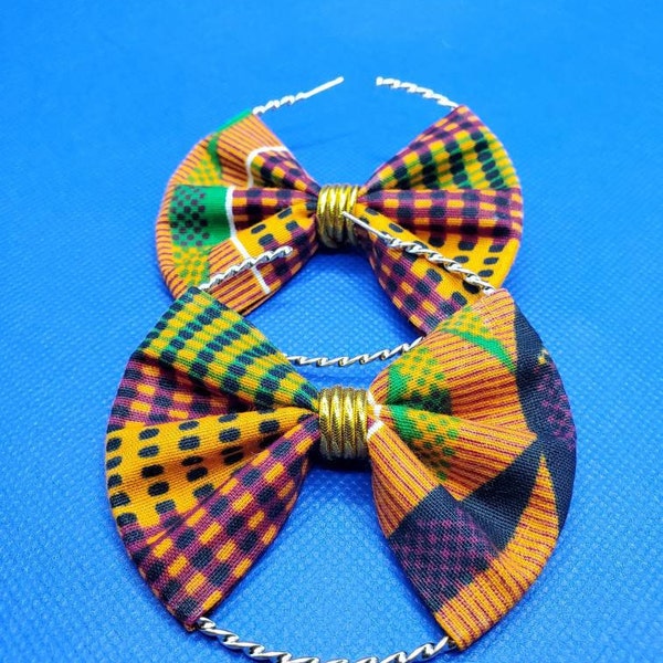 African Earrings, Ankara Earrings, African Print Earrings, African fabric Earrings