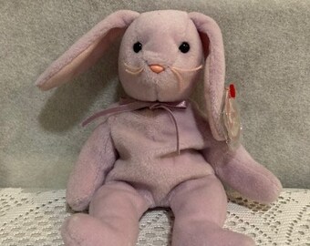 1996 Floppity Beanie Baby Style#4118 Lilac Rabbit