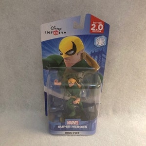 IRON FIST/YONDU Super Hero Figuren, Disney Infinity, Marvel, Edition 2.0, Web Code Card, Werksversiegelt, Unbenutzt