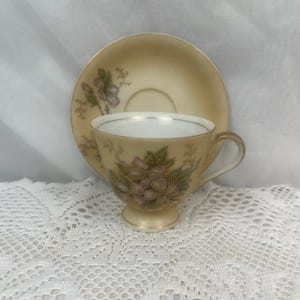 Tea cup & saucer by Royal Crown Purple Violets Choice 3 sets