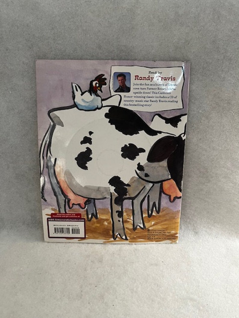 2000 Click, Clack, Moo Cows That Type read a long/CD by Doreen Cronin & Betsy Lewin, Randy Travis image 2