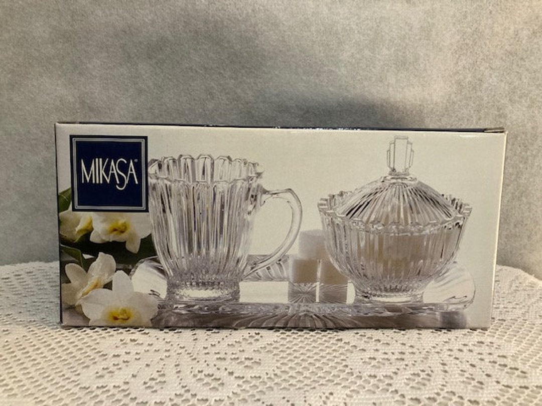 Mikasa Cream, Sugar & Tray Set Brand New W/box Royal Suite Etsy