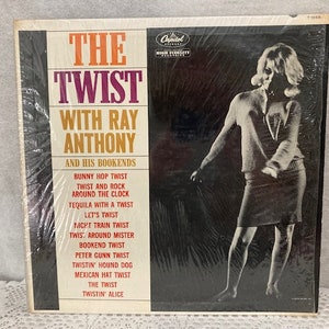 1962 Original Vinyl LP "The Twist" w/Ray Anthony and his bookends