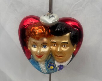 Lucy & Ricky-Heart "With Love" I Love Lucy by Christopher Radko Box