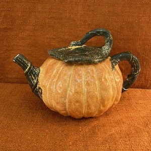 Ceramic Pumpkin Tea Pot