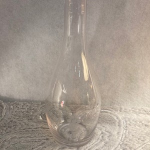 Wine/Port Decanter by Home essentials etched engraved grapes & leaves