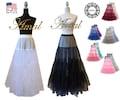 AMAL Petticoat Skirt Retro Dress 36&quot; or 92 cm. Vintage Dress Petticoats. Long Skirt Women Floor.USA